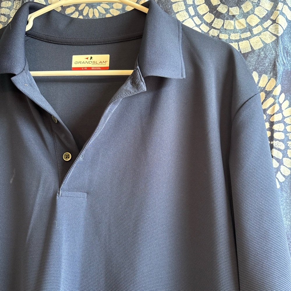 Grand Slam Blue Polo Shirt Classic Style